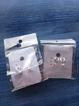 Pendientes mariposa y perla