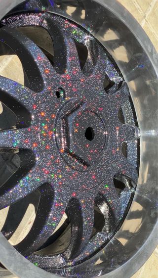 Llantas 15x100 ATS, Negro Brillo Pulidas