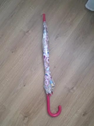 Paraguas infantil unicornio y donuts