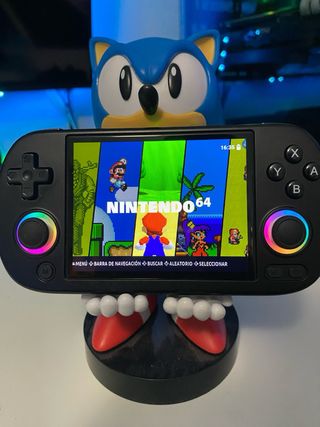 Anbernic RG405H Negra y Multicolor