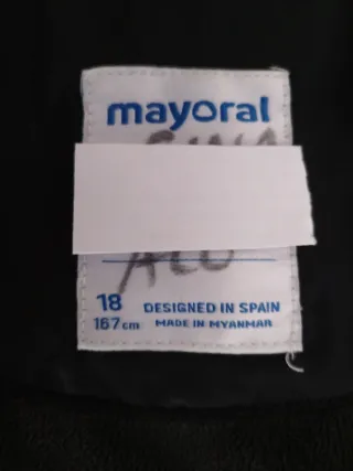 Chaqueta negra niña Mayoral