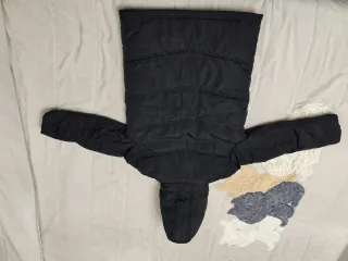 Chaqueton Andy & Evan niña talla 7-8, color negro