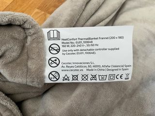 Manta Eléctrica Cecotec 180x200 cm