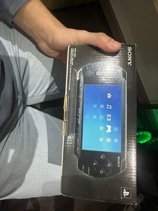 PSP Fat Negra Sony con caja