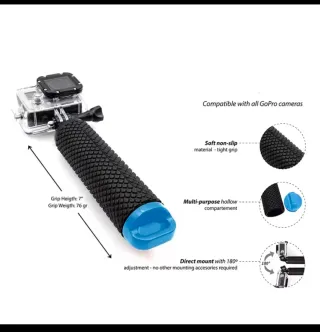 Carcasa sumergible + Palo flotante