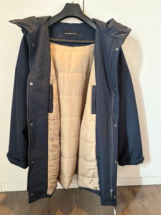 Abrigo Parka Hombre Adolfo Dominguez Azul