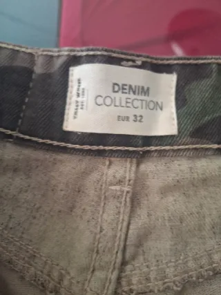 Jeans cargo camouflage