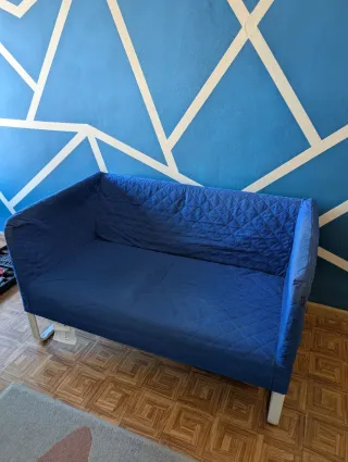 Sofá 2 plazas Ikea Knopparp azul