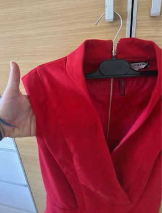 Vestido cruzado Morgan rojo
