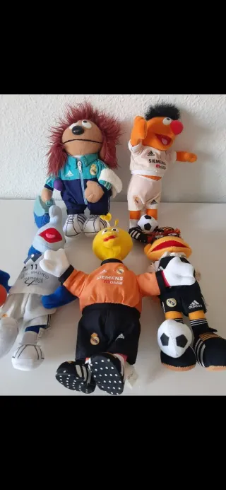Muñecos Peluches Real Madrid