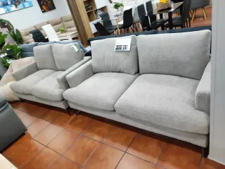 Conjunto Sofá 3+2 Gris