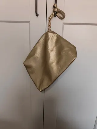 Bolso bandolera dorado