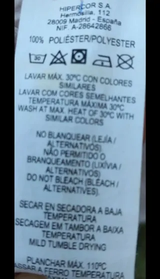 Bata polar flores 7-8 años