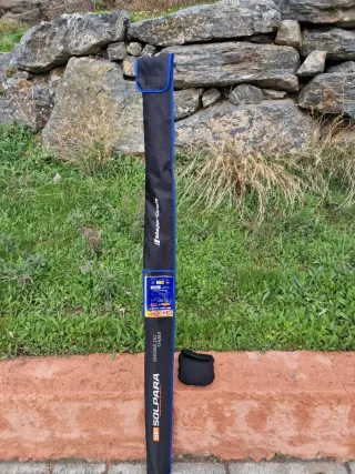 Caña y carrete de bacoretas