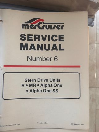 Manuales de Servicio MerCruiser, Yamaha y Mariner