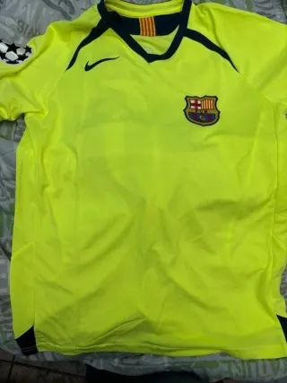 Camiseta Retro FC Barcelona Nike Amarilla