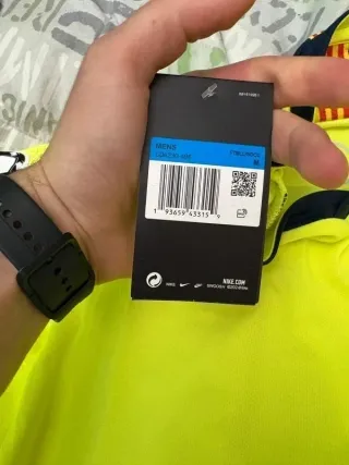 Camiseta Retro FC Barcelona Nike Amarilla