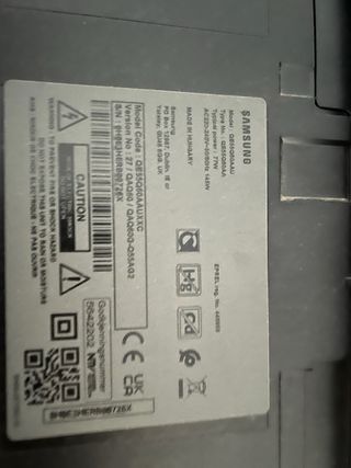 Trato mejor en persona Samsung 55” Smart tv