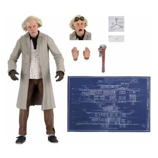 Regreso al Futuro Ultimate Doc Brown 18 cm NECA