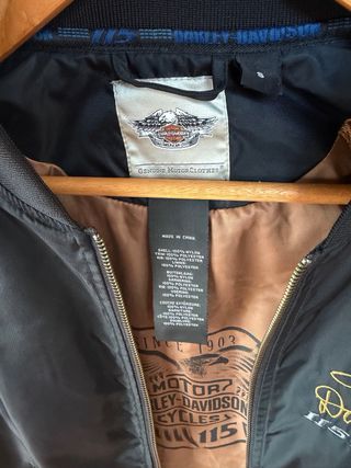 Chaqueta Bomber Harley Davidson 115 Aniversario