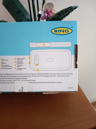 Micro Jump Starter 12V DC 6000mAh