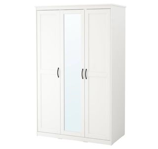 Armario 3 puertas blanco con espejo