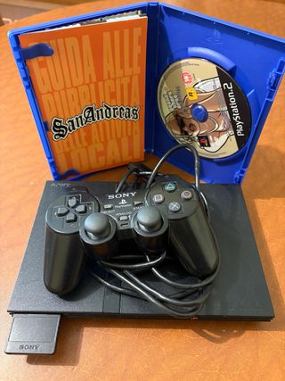 PlayStation 2 con Grand Theft Auto: San Andreas