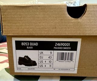 Zapatos Dr. Martens negros 8053 QUAD