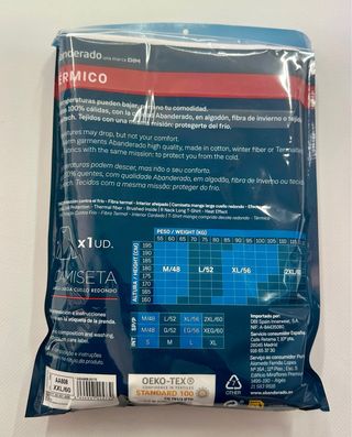 Camiseta Abanderado M/Larga  Poliéster/Algodon XXL