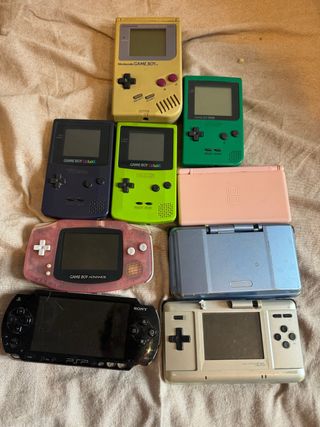 Colección Consolas: Gameboy, PSP, GBA