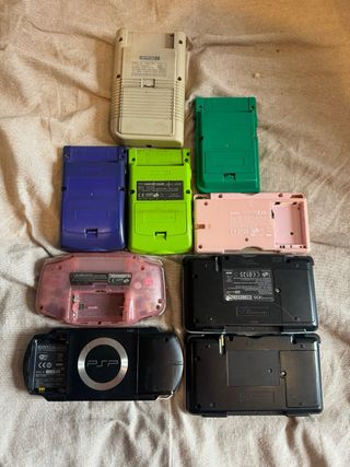 Colección Consolas: Gameboy, PSP, GBA