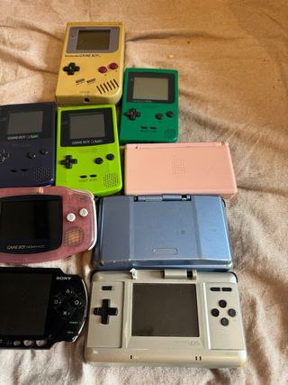Colección Consolas: Gameboy, PSP, GBA
