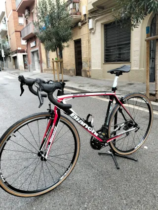 Bicicleta Bianchi de carbono