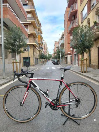 Bicicleta Bianchi de carbono