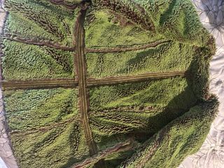 Chaquetón reversible marrón y verde