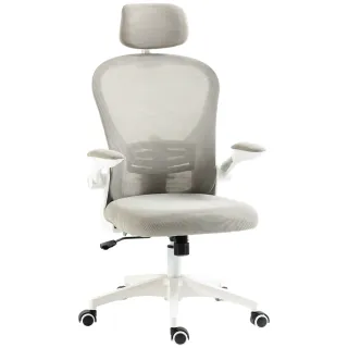 Silla de Oficina Ergonómica Malla Gris