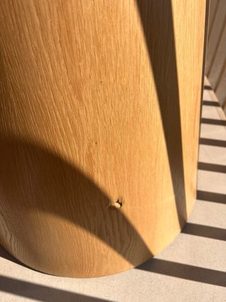 Base de mesa de madera.