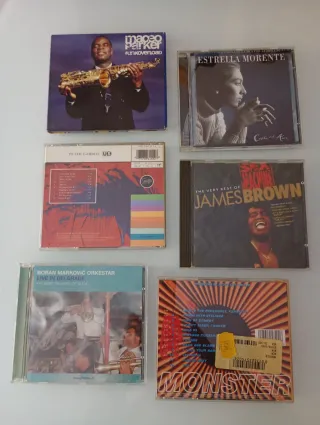 Lote 6 CDs: Funk, Jazz, R&B, Soul