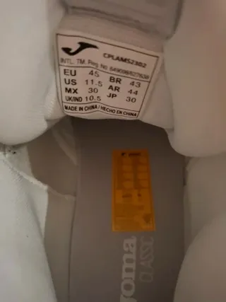 Zapatillas Joma Blancas Talla 45