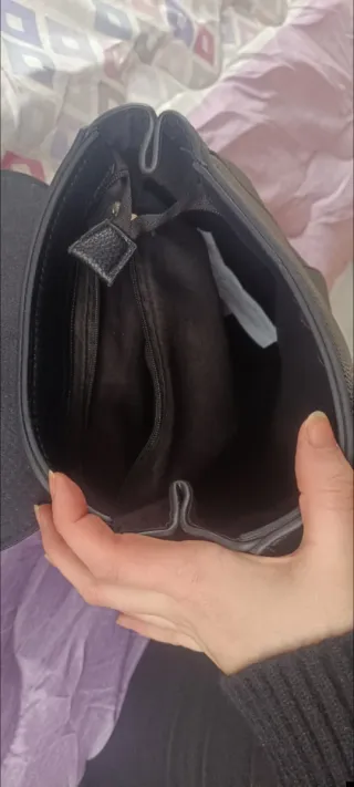 Mochila Bolso Stradivarius Negra