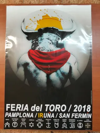 Cartel Feria del Toro 2018 Pamplona
