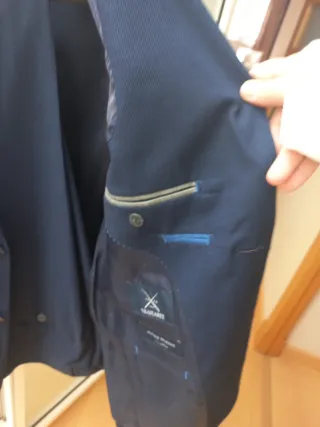 Traje de chaqueta azul Alvaro Moreno