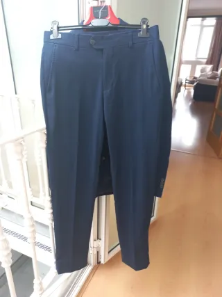 Traje de chaqueta azul Alvaro Moreno