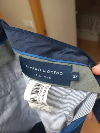 Traje de chaqueta azul Alvaro Moreno