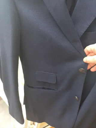 Traje de chaqueta azul Alvaro Moreno