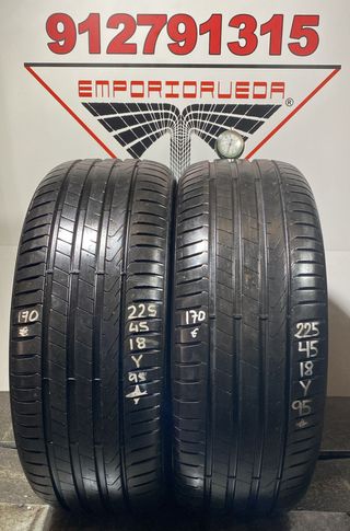 225 45 18 Y PIRELLI RUEDA AL 90% VIDA UTIL