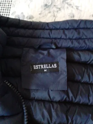 Chaleco azul acolchado