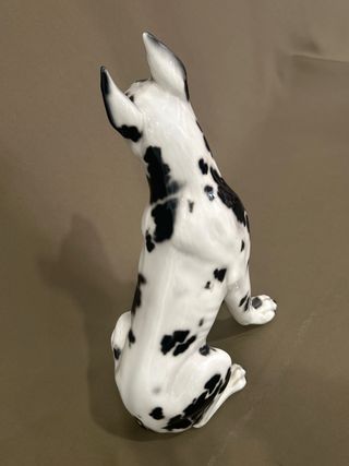 Escultura Gran Danés porcelana italiana