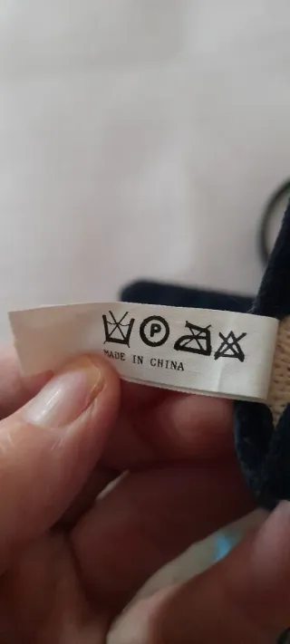 Guanti in vera pelle blu