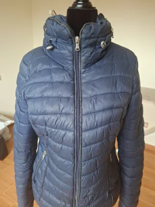 Cazadora acolchada azul mujer Talla S